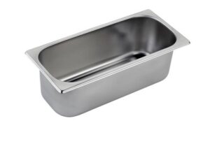 BACINELLA GELATERIA in Acciaio Inox AISI304   360x165x120 mm