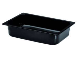 BACINELLA GELATERIA in Policarbonato nero 360x165x120 mm