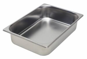 BACINELLA GELATERIA in Acciaio Inox AISI 304   360x250x020 mm