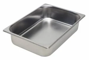 Bacinella gelateria in Acciaio Inox AISI 304 360x250x180 mm