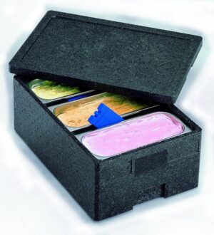 CONTENITORE ISOTERMICO IN POLIPROPILENE PORTA BACINELLE GELATERIA KRBGE