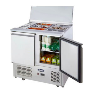 SALADETTE 2 ANTE CON COPERCHIO COPRINGREDIENTI - Temp. +2°/+8° Dim. cm. L90xP70xh94,7