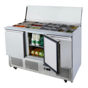 SALADETTE 3 ANTE CON COPERCHIO COPRINGREDIENTI - Temp. +2°/+8° Dim. cm. L136,5xP70xh94,7