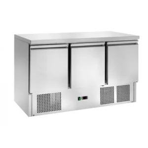 Saladette 3 ante - AK943T - Temp. +2°C/+8°C   Dim. cm L136,5xP70xh85
