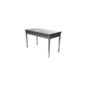 TAVOLO SU GAMBE IN ACCIAIO INOX