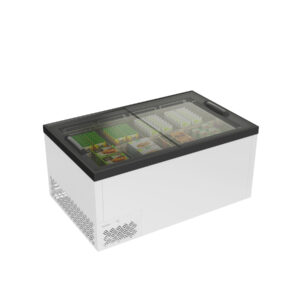 ISOLA VETRATA NEGATIVA - Mod. OASI 150 MW LED - Temperatura -25°C -18°C - Dim. cm. L154,4xP96,4xh82,6