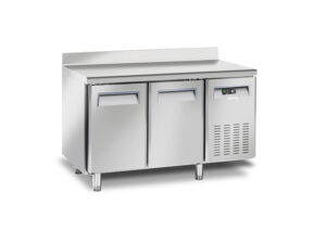 TAVOLO FRIGO CONGELATORE NEGATIVO 2 PORTE CON ALZATINA GN1/1 - SOUS-CHEF 2 NX - Temp. -18°C /-22°C   Dim. Cm L135xP70xH95