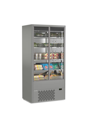 MURALES 10 X HD ESPOSITORE MURALE VENTILATO CON PORTE BATTENTI - Temp. 0°C +4°C - Dim. cm L98,5xP64x H198,1
