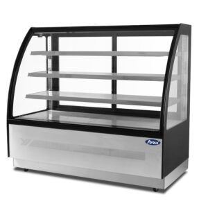 VETRINA ORIZZONTALE FRIGO POSITIVA VENTILATA - TN - ROUND 365 LITRI - Temp.  0°C/+8°C Dim. Cm 120x75x135h
