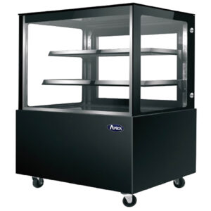 VETRINA FRIGO ORIZZONTALE POSITIVA VENTILATA - TN - SQUARE 487 LITRI - Temp.  +2°C/+8°C Dim. Cm 180x66x120h