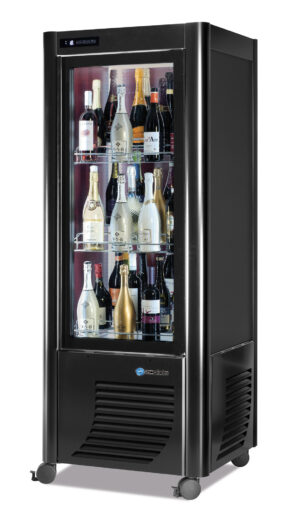 CANTINETTA - VETRINA FRIGO VINI  VENTILATA  72 BOTTIGLIE - TN - Temp.  +4°/+15°C  Dim. cm 70x70x184 H