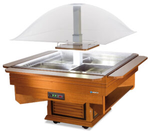 Espositore Refrigerato Positivo in legno CUPOLA
