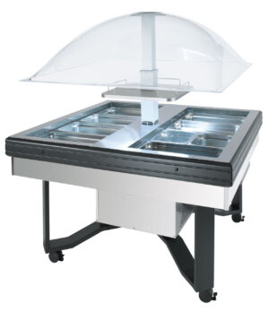 Espositore Refrigerato Positivo CUPOLA INOX
