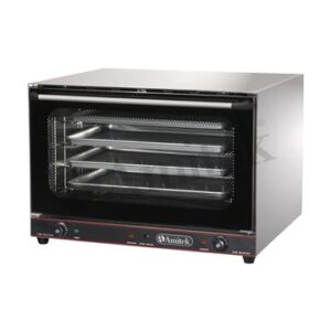 FORNO ELETTRICO A CONVENZIONE - 4 Teglie x 60x40 cm - Dim. cm. L83,5xP79,6xh57,2