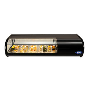 VETRINA SUSHI - Statica - 62 L - Temp. 0°C / +5°C - Dim. cm 135,2x43x31h