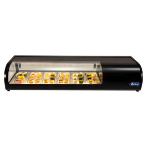 VETRINA SUSHI - Statica - 75L - Temp. 0°C / +5°C - Dim. cm 153x43x31h
