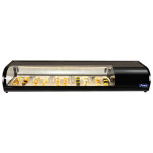 VETRINA SUSHI - Statica - 93L - Temp. 0°C/+5°C - Dim. cm 180x43x31h