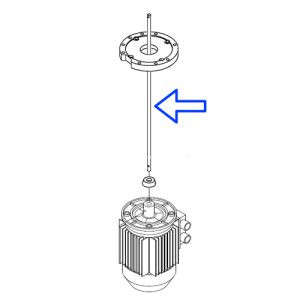 ALBERO TRASMISSIONE  MOTO PASTORIZZATORE CARPIGIANI PASTOMASTER 60 TRONIC - 60 RTX - 60 RTL - 60 XPL P
