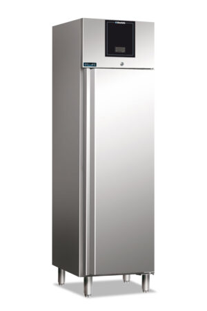 ARMADIO FRIGO SLIM POSITIVO VENTILATO IN ACCIAIO INOX - AXF 350 TN - 350 LITRI – Temp. -2°/+8°C Dim. 48,4×73.5x210h Cm