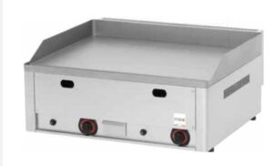Fry Top a Gas Mec - Mod. PG 600 GL - Piatto Doppio Liscio - Piano Cottura cm 65x48- 8Kw