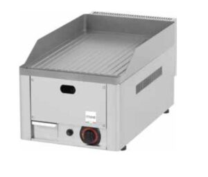 Fry Top a Gas Mec - Mod. PG 325 GR - Piatto Singolo Rigato - Piano Cottura cm 32x48- 4Kw