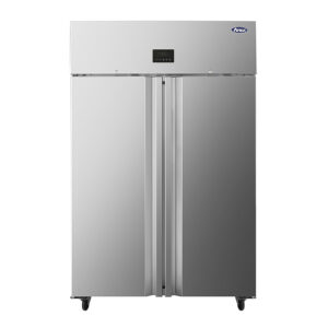 ARMADIO FRIGO CONGELATORE NEGATIVO VENTILATO IN ACCIAIO INOX 2 PORTE  - BT 1235 LITRI -  Temp.  -22°C/-17°C  Dim. cm 137,4x83x206,5h