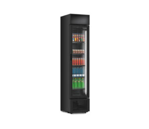 VETRINA VERTICALE POSITIVA - SLIM P Black - Temp. +2°C +8°C - Dim. cm. L43,5xP50,9xh200,5