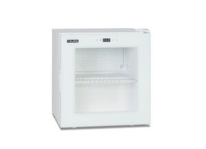 VETRINA MINI FRIGO BIBITE DA BANCO POSITIVO STATICO – CL 46 FL WHT – TN 46 LITRI – Temp. +2 °C/+10 °C – Dim. cm L47,5xP43,5xh52