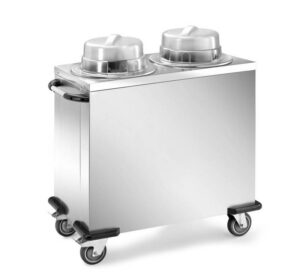 CARRELLO ELEVATORE PIATTI Cm 93x48x106h Per 100/120 piatti