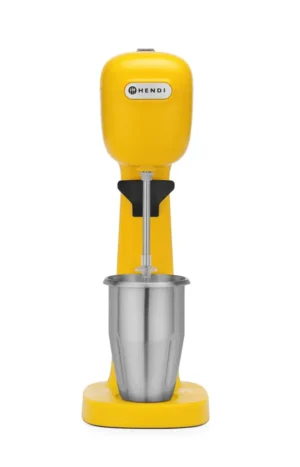 Frullino frappè milkshaker – Design by Robert Bronwasser, Colore Giallo, cm 17×19,6x49h