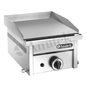 FRY TOP A GAS – MOD. FTG1L – Piano Liscio – Dim. cm 33x45x27,5h