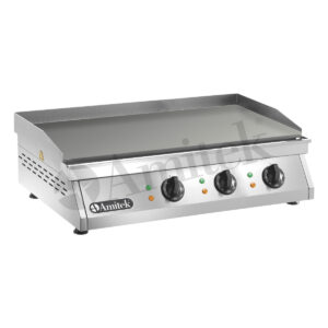 FRY TOP ELETTRICO - MOD. FT3L - Piano Liscio - Dim. cm 84x50x20h