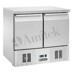 Saladette refrigerata ventilata negativa 2 ante – AK961BTV – Temp. -18°C/-22°C Dim. cm L92,2xP70xh85