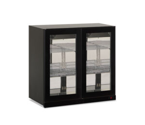 PENSILE FRIGO BIBITE REFRIGERATO  VENTILATO 2 ANTE - COLD WALL 200 BLK - Temp.  -2°C/+10°C - Dim. cm. L90xP56,5xh85,2