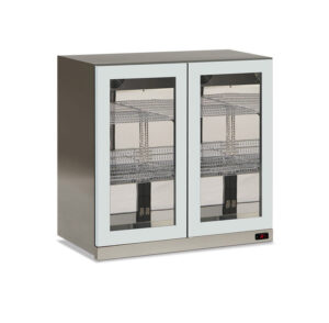 PENSILE FRIGO BIBITE REFRIGERATO  VENTILATO 2 ANTE - COLD WALL 200 INOX - Temp.  -2°C/+10°C - Dim. cm. L90xP56,5xh85,2
