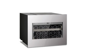 CANTINETTA – VETRINA FRIGO VINI DA INCASSO Mod. DW 17 1THX - VENTILATA 17 BOTTIGLIE - Temp. +3 °C / +20 °C – Dim. cm L59,5xP57,5xh45,5