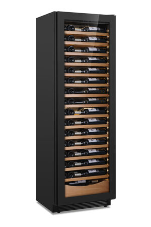 CANTINETTA – VETRINA FRIGO VINI DA INCASSO Mod.DW 170 F1T - VENTILATA 105 BOTTIGLIE 318 LITRI – Dim. cm L59xP55xh177