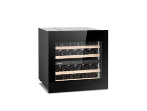 CANTINETTA – VETRINA FRIGO VINI DA INCASSO Mod. DW 24 2THK - VENTILATA 24 BOTTIGLIE - Doppia Temp. – Dim. cm L59,5xP57,5xh59,5