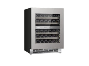 CANTINETTA – VETRINA FRIGO VINI DA INCASSO Mod. DW 36 2THX - VENTILATA 36 BOTTIGLIE – Doppia Temp. – Dim. cm L59,5xP57,5xh82