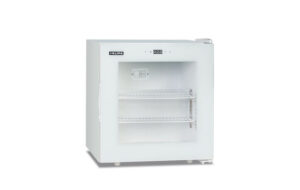 VETRINA MINI FRIGO DA BANCO NEGATIVO STATICO – FR 40 FL WHT – BT 40 LITRI – Temp. -23 °C / -18 °C – Dim. cm L47,5xP43,5xh52