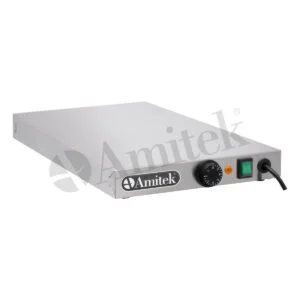 PIANO CALDO CON SUPERFICIE RISCALDATA IN ACCIAIO INOX - Mod. PA111S -  Dim. cm 33x53x65h