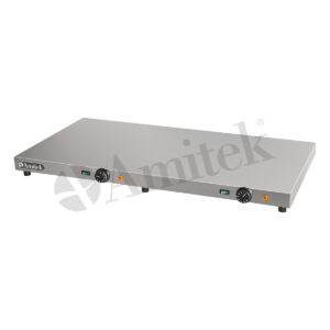 PIANO CALDO CON SUPERFICIE RISCALDATA IN ACCIAIO INOX – Mod. PI100 – Dim. cm 100x50x70h