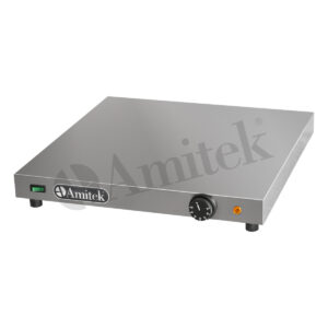 PIANO CALDO CON SUPERFICIE RISCALDATA IN ACCIAIO INOX - Mod. PI50 -  Dim. cm 50x50x70h