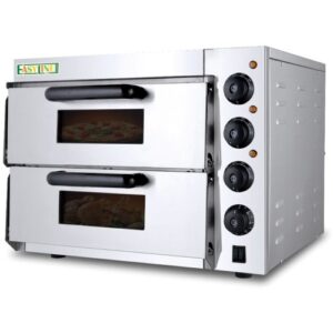 FORNO PIZZA ELETTRICO PROFESSIONALE - FYEP2 - 3 Kw - Dim. cm 56x57x44h