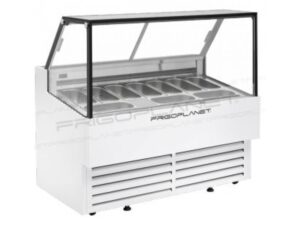 VETRINA GELATERIA VENTILATA 10 GUSTI GELATO 5L – Pelican 1000q – Temp. -12°C/-22°C – Dim. 140,8×85x130h Cm