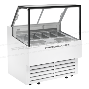 VETRINA GELATERIA VENTILATA 7 GUSTI GELATO 5L – Pelican 700q – Temp. -12°C/-22°C – Dim. 105.2×85x130h Cm