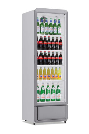 VETRINA VERTICALE FRIGO BIBITE  VENTILATA – NORA 380 – TN 380 LITRI – Temp. +1°C / +10°C – Dim. cm L59,5xP61,8xh187,6