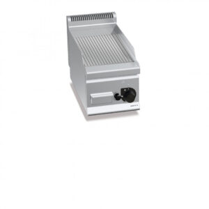 FRY TOP A GAS RIGATO TOP - SERIE 60 - Dim. 30x60x29h - BERTO'S G6FR3B