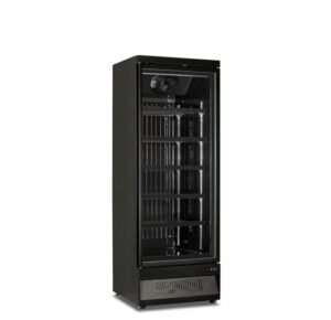 ARMADIO MURALE  CONGELATORE NEGATIVO CON PORTA IN VETRO NOFROST- MR 75 BT1 BLK - BT 600 LITRI - Temp. -22 °C /-18 °C - Dim. cm. L75xP76xh200