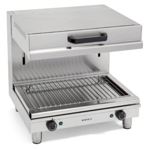 SALAMANDRA ELETTRICA CON CORPO RISCALDANTE REGOLABILE IN ALTEZZA E 2 REGOLATORI DI POTENZA - Dim. 60x58x58,5h - BERTO'S SA/E 60